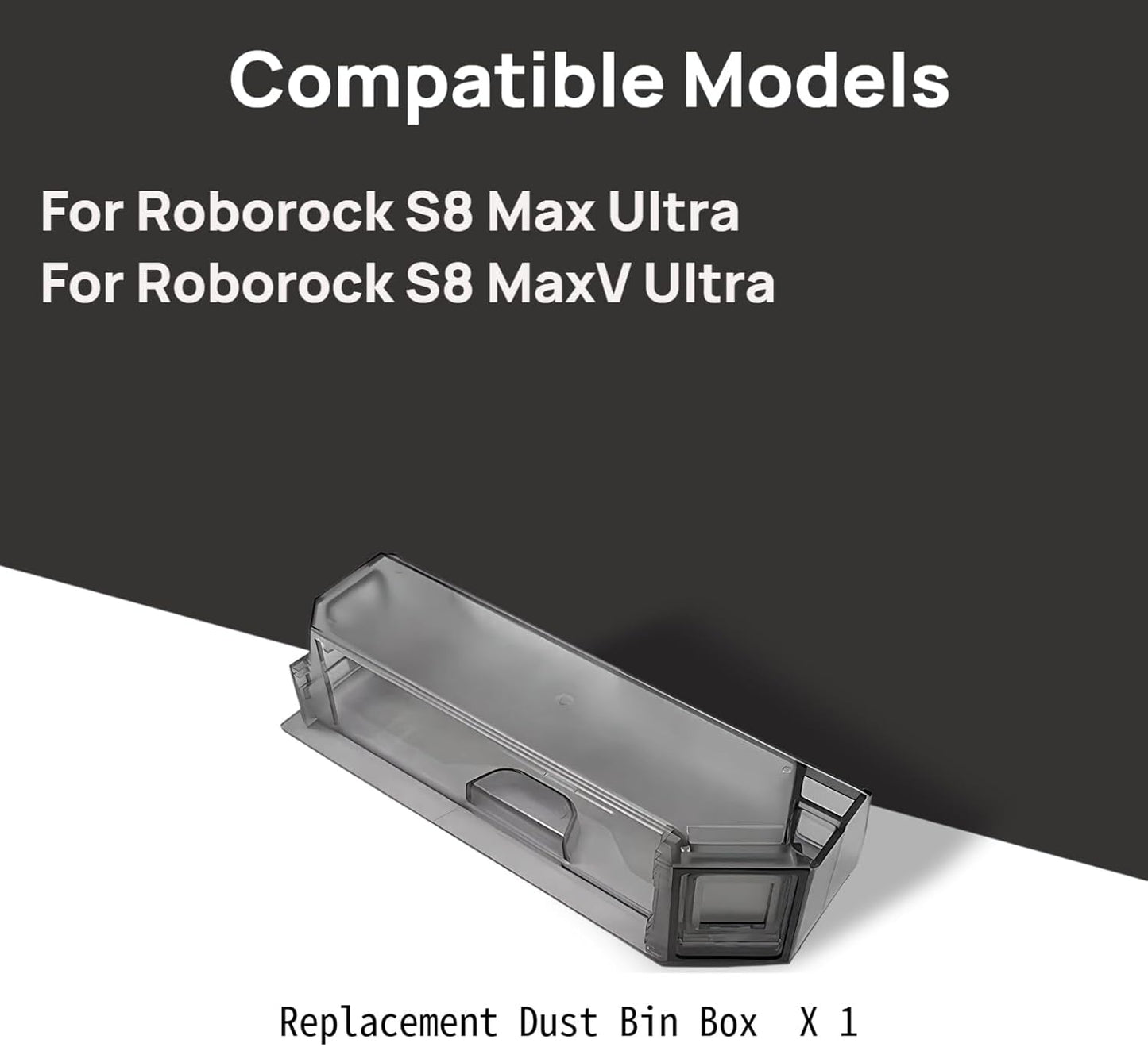 Repuesto caja basura comp Roborock S8 Max Ultra