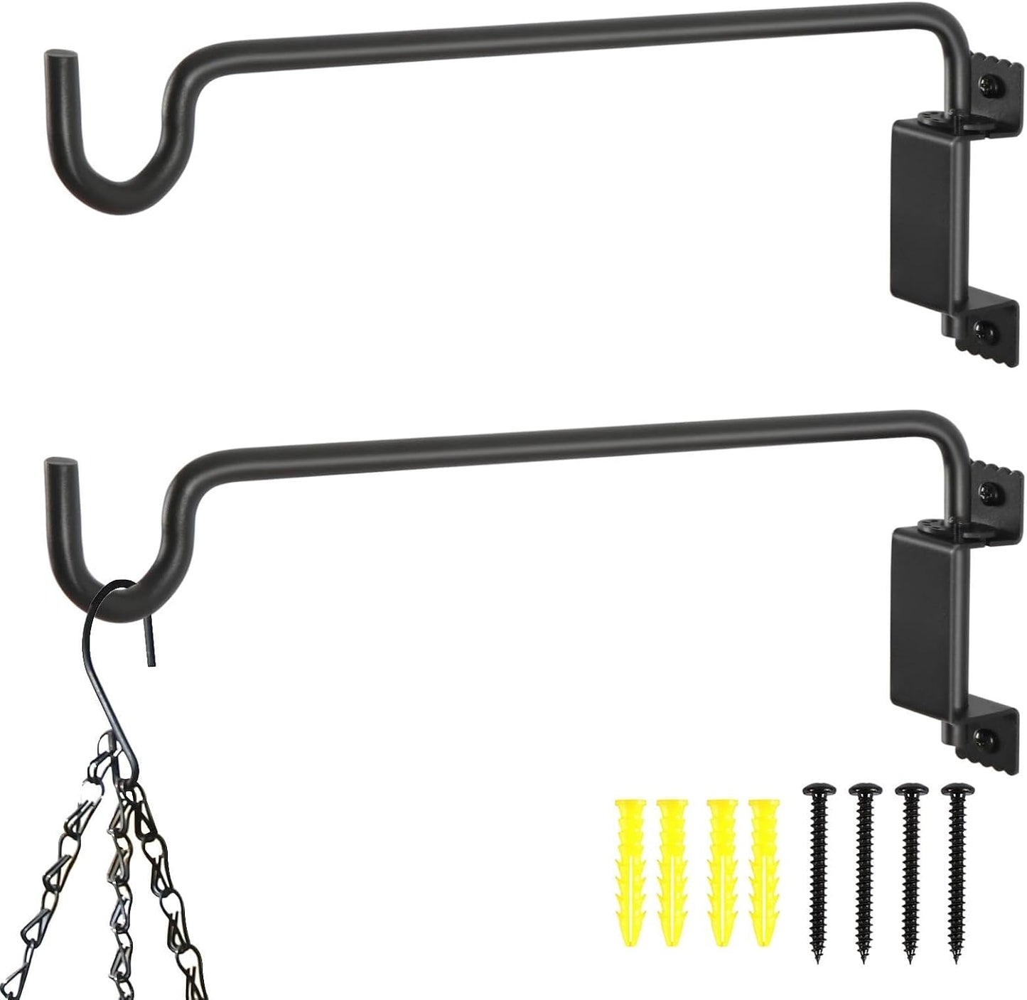 Soporte colgante exterior 16pulg giratorio 360° acero resistente
