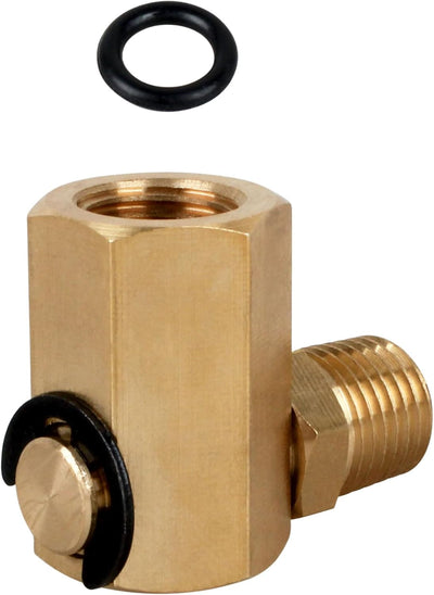 Junta giratoria latón para carrete manguera aire 1/4'' FPT x MPT