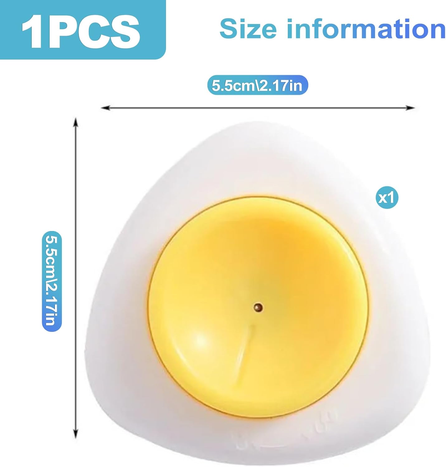 Piercedor de huevos de acero inoxidable CoguZed para huevo cocido