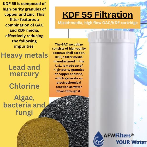 Kit filtro 3 etapas 20pulg para cloro metales pesados