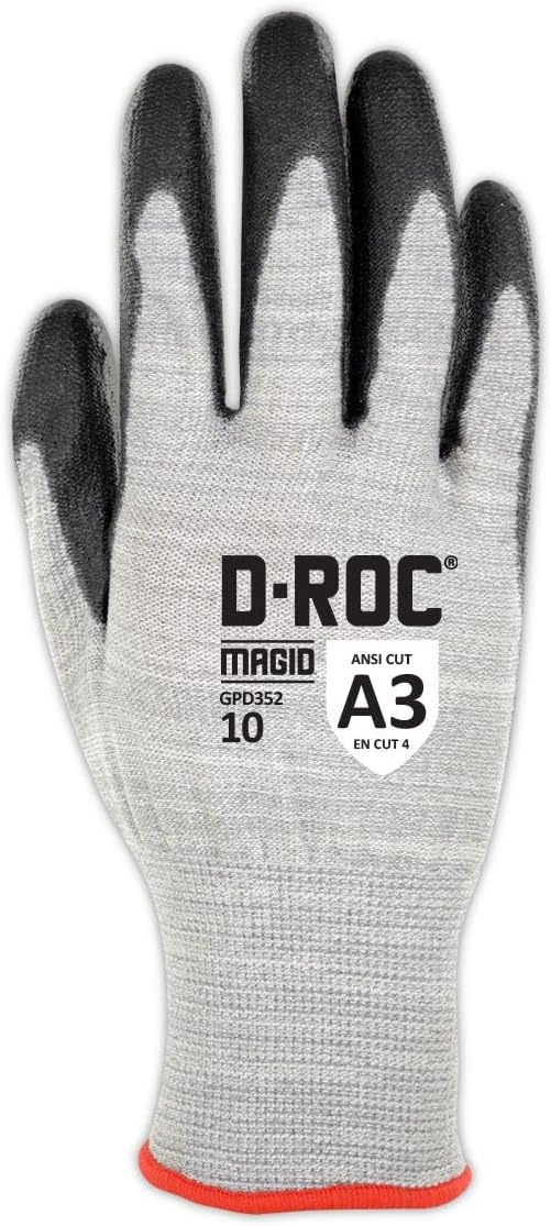 Guantes ESD con palma PU tamaño 10/XL