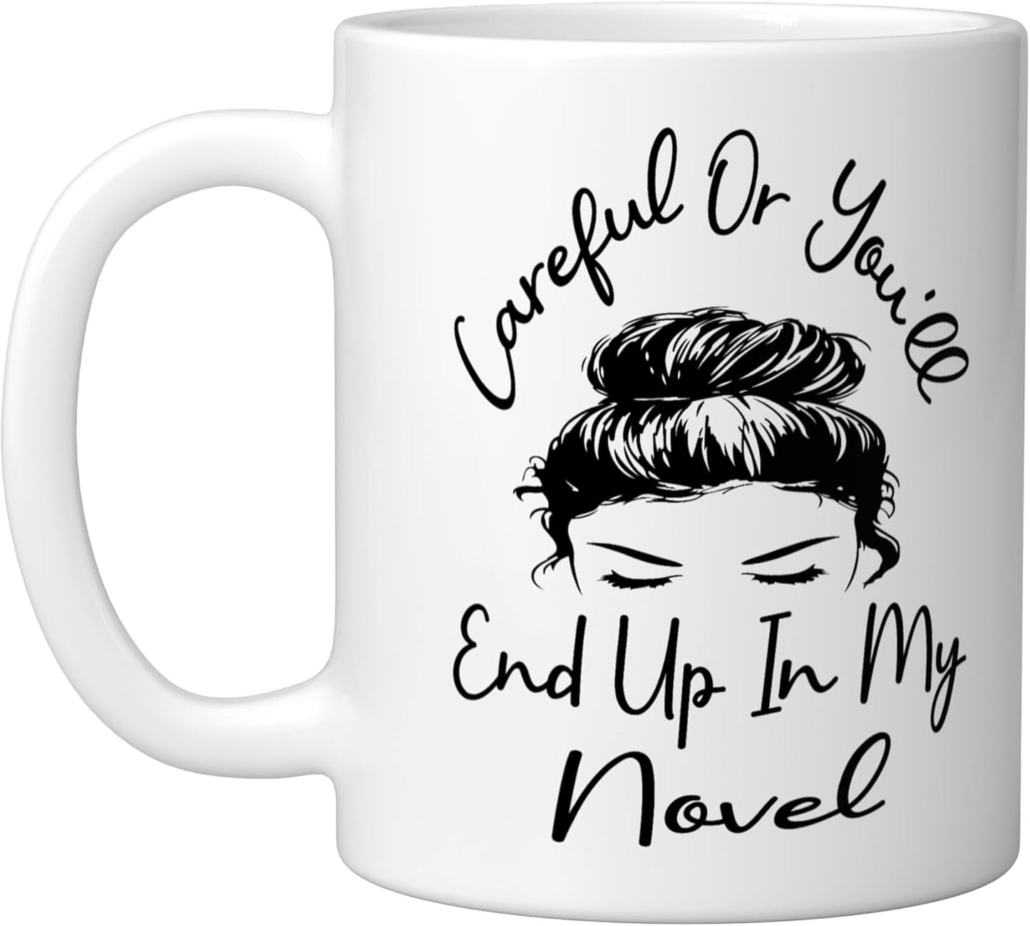 Taza Cerámica para Escritor Humorístico Blanco