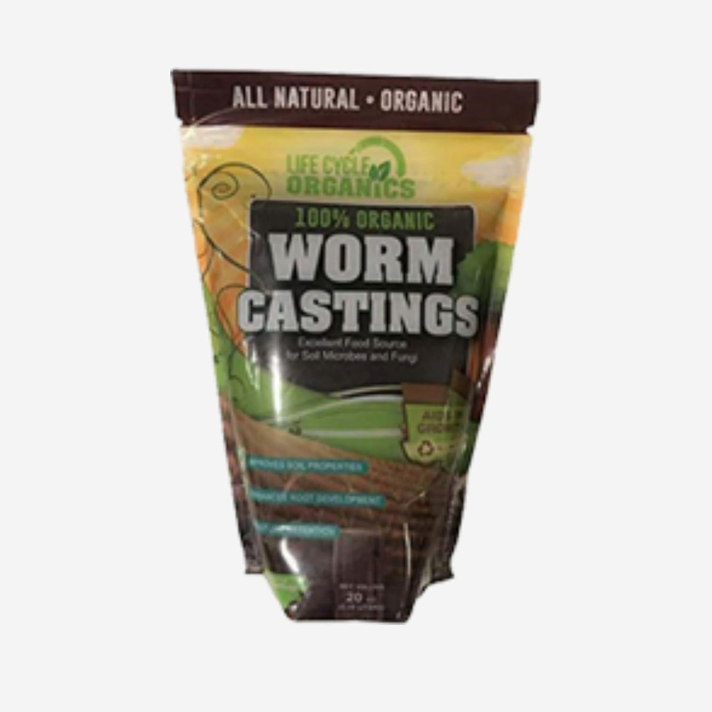 Fundición gusanos orgánicos 20oz para cultivo saludable