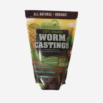 Fundición gusanos orgánicos 20oz para cultivo saludable