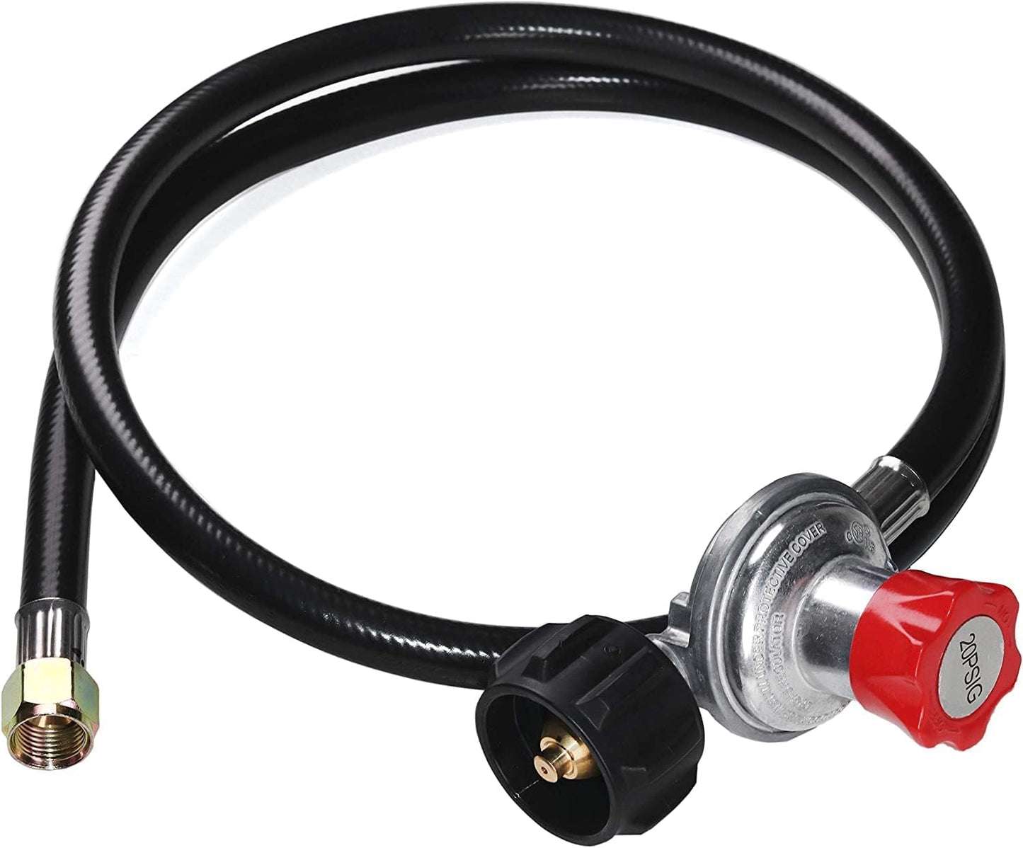 Regulador propano ajustable 5ft 0-20PSI manguera cilindro LP