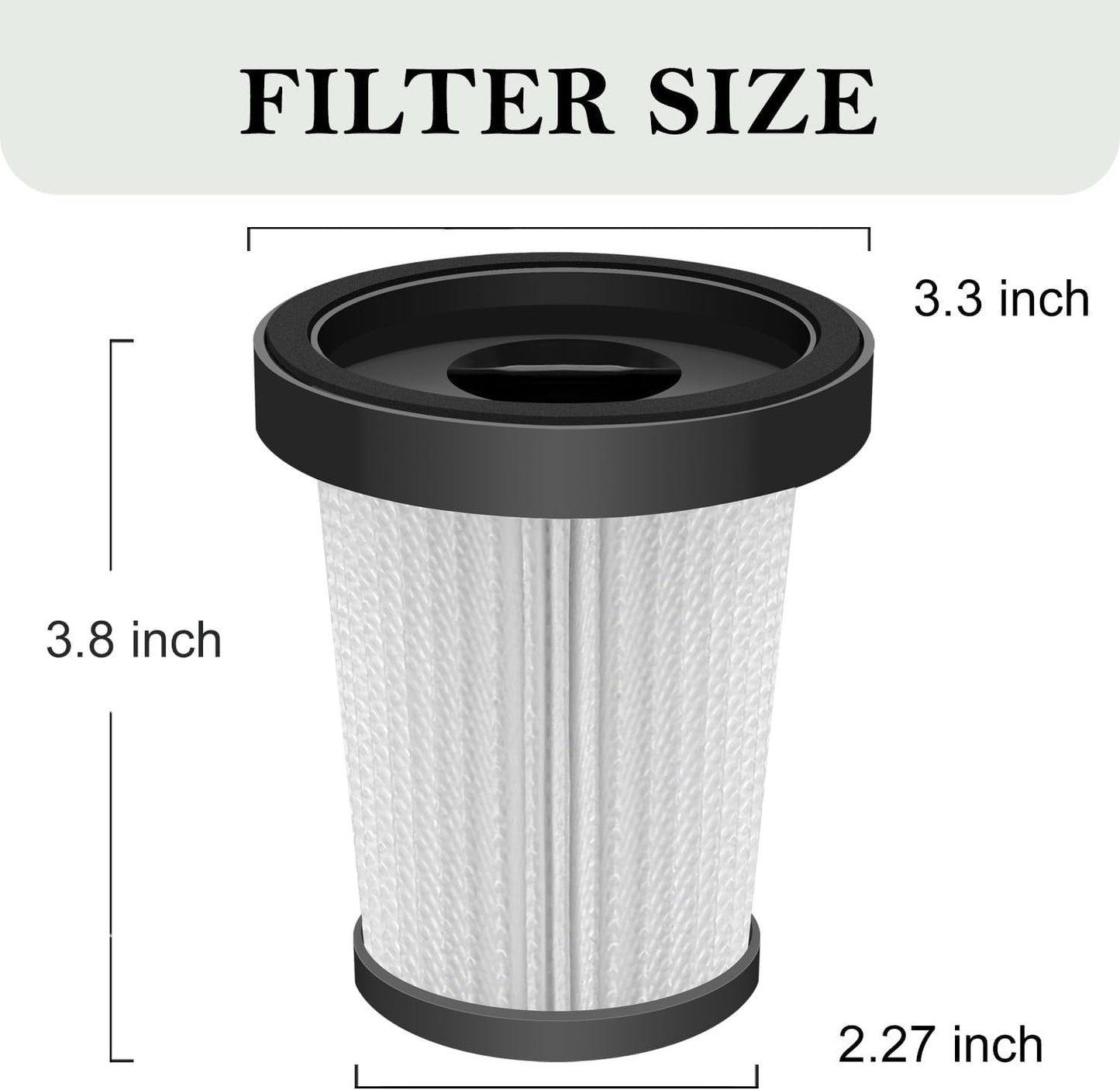 Filtro repuesto aspiradora inalámbrica NADALY A13 set 4