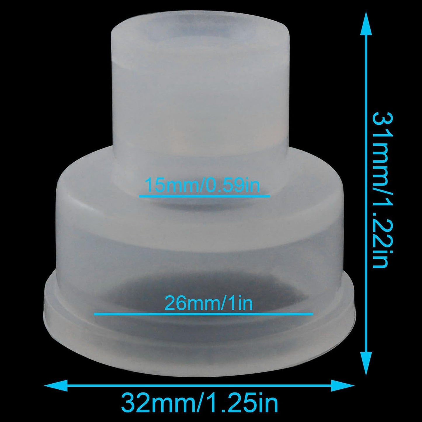 6 Tapones Silicona Antigoteo para Grifos y Teteras