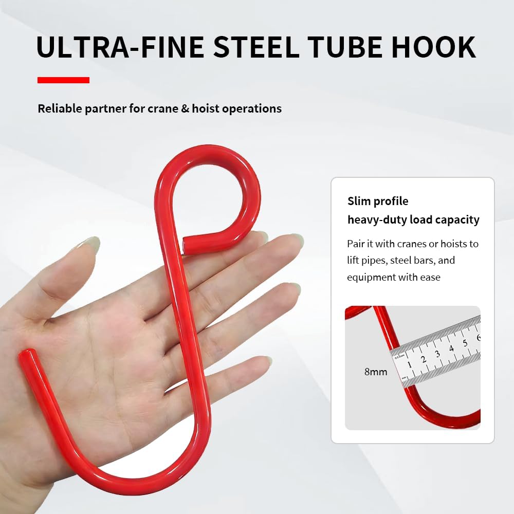 Ganchos en S acero resistente rojo 550lb cocina baño garaje