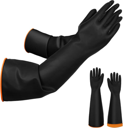 Guantes goma resistente químicos 14/18pulg antideslizante