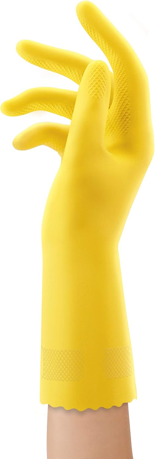 Guantes goma limpieza cocina hogar 6 pares
