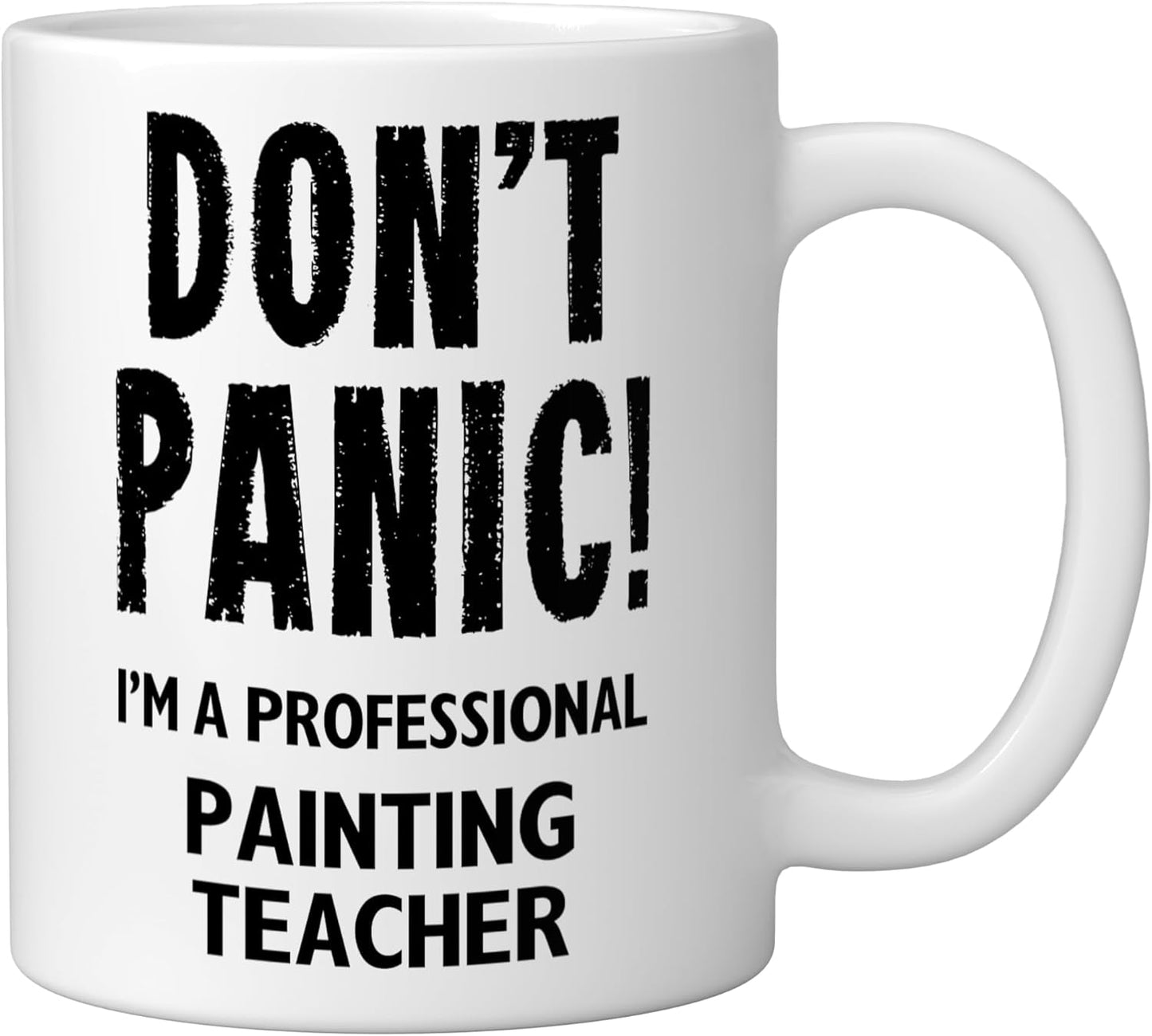Taza Cerámica para Profesor Blanca