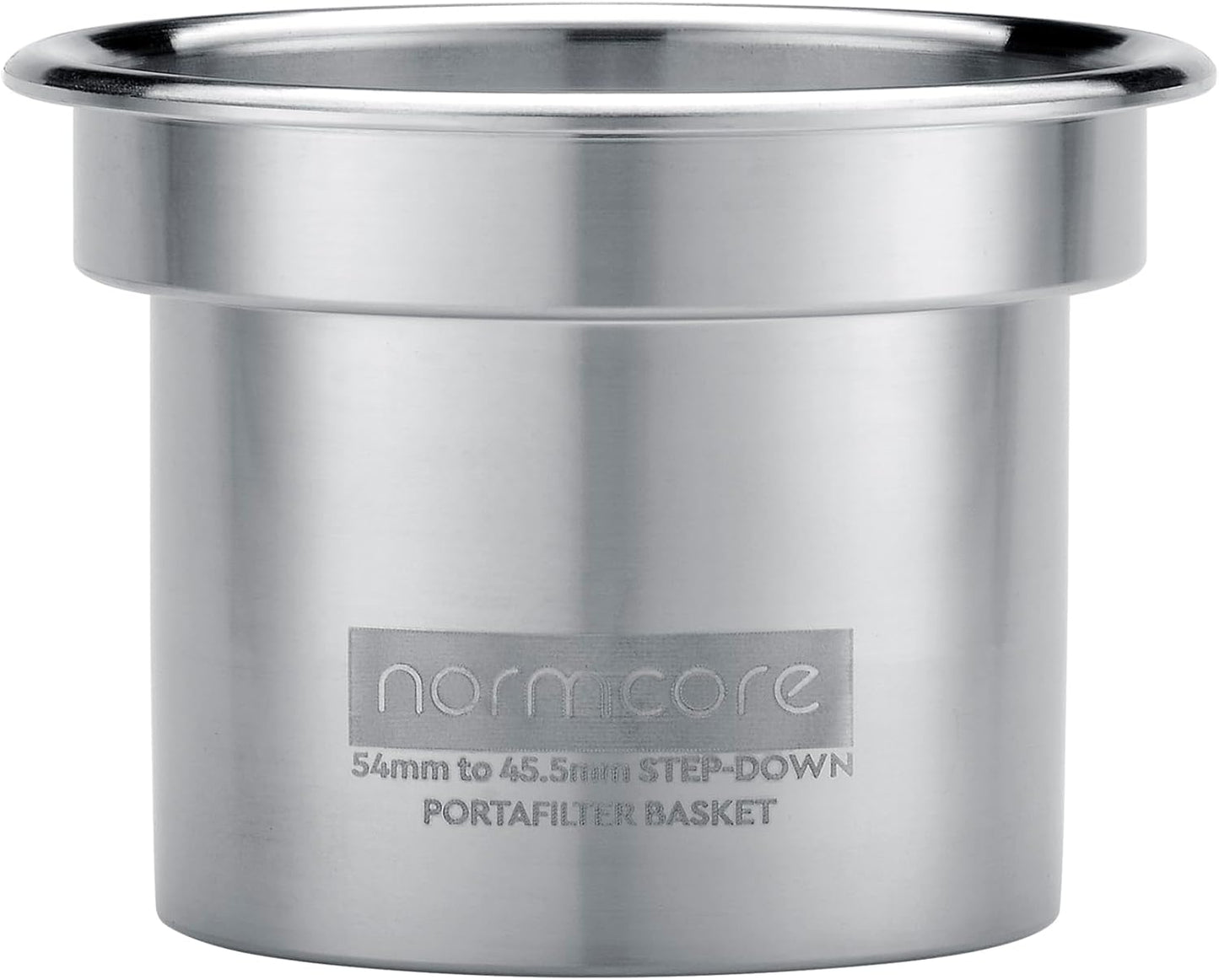 Kit cesta portafiltros acero inox 304 CNC con embudo y pantalla