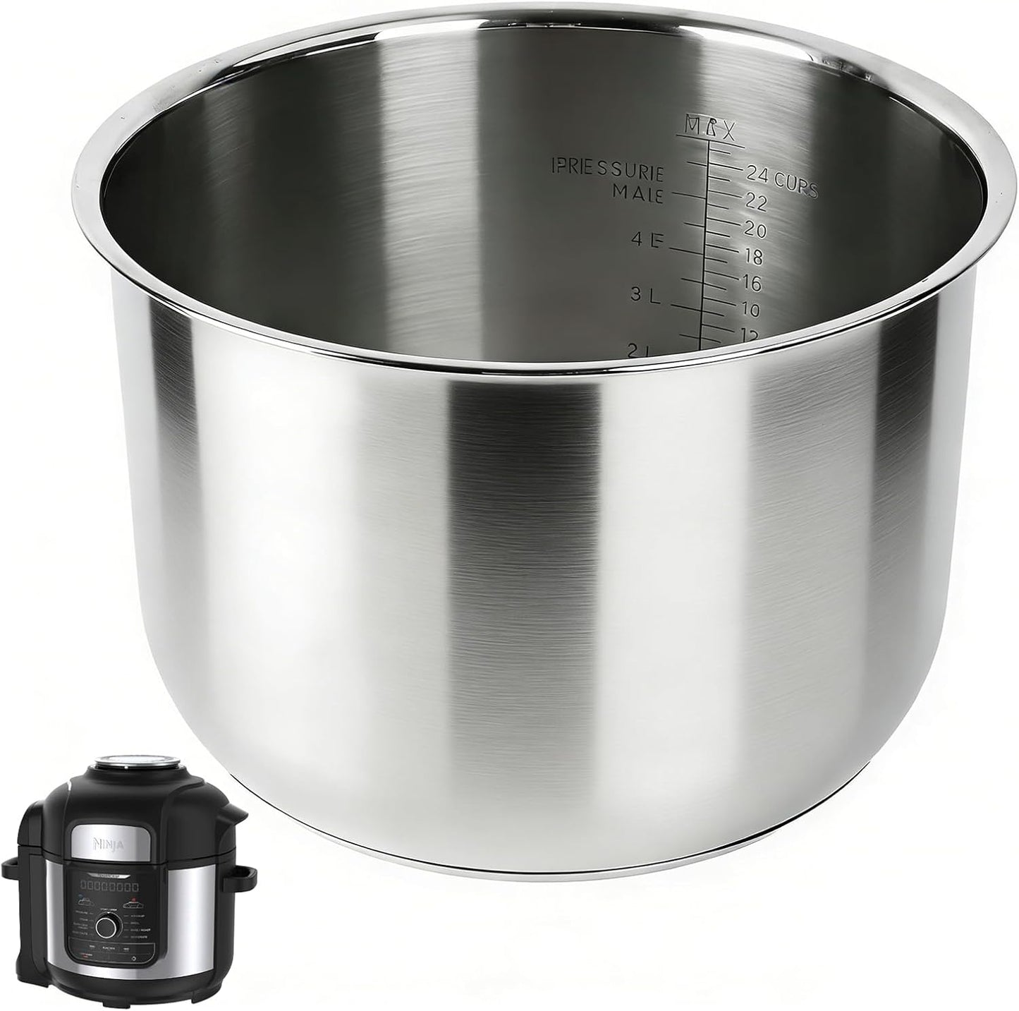 Repuesto olla interior acero inox Ninja 8qt