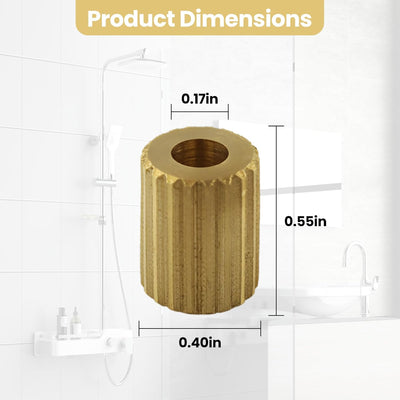 Adaptador ranura vástago cerámica grifos Kohler Rubicon Purist