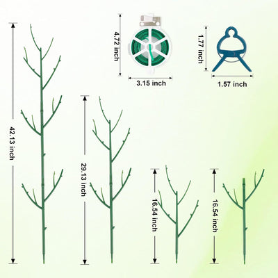 6 Pzas Soportes Apilables para Plantas Monstera y Trepadoras