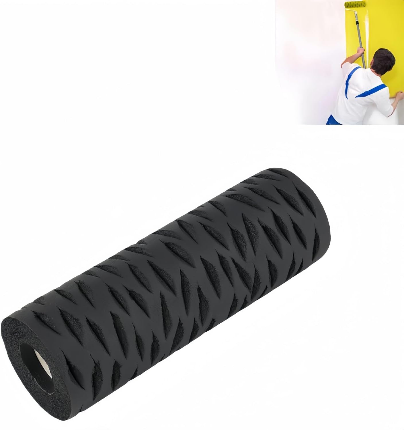 Rodillo textura pata gallo 9pulg para yeso
