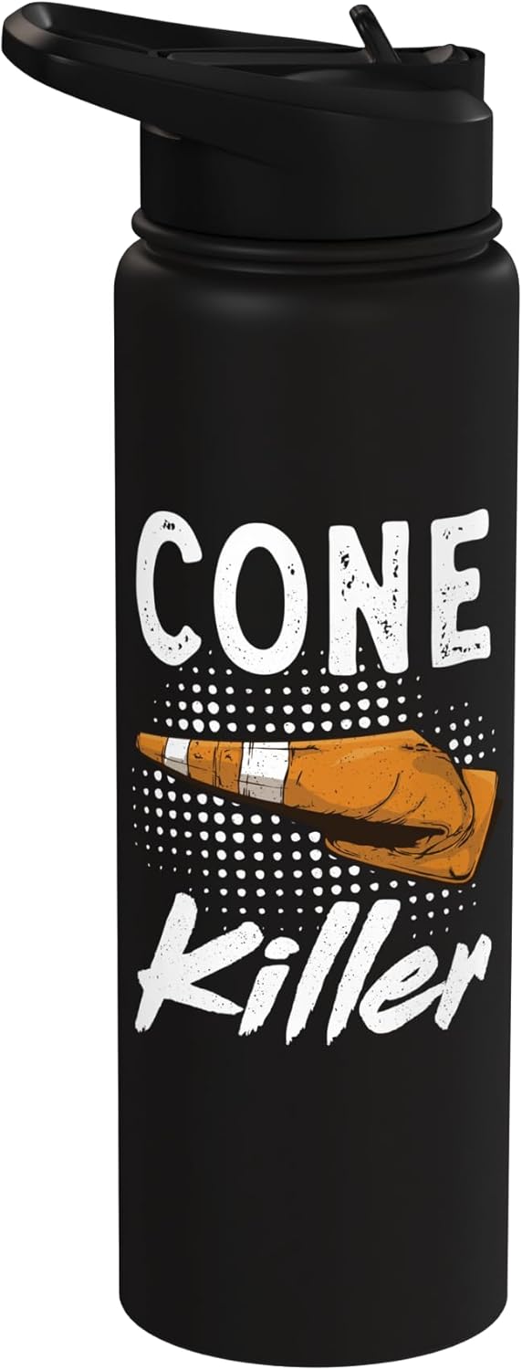 Bote de agua aislado de acero inoxidable Cone Killer