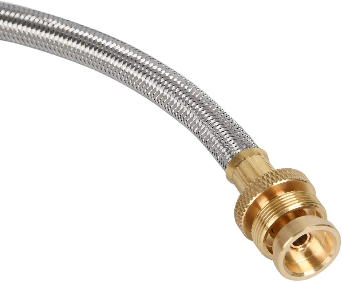 Manguera adaptador propano acero inox 4ft para parrilla Buddy
