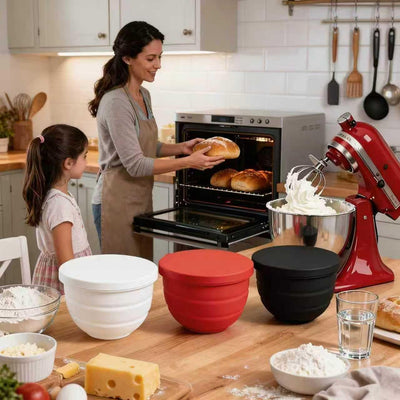 3 Pzas Forros Silicón Mezclador KitchenAid 5qt Plegable