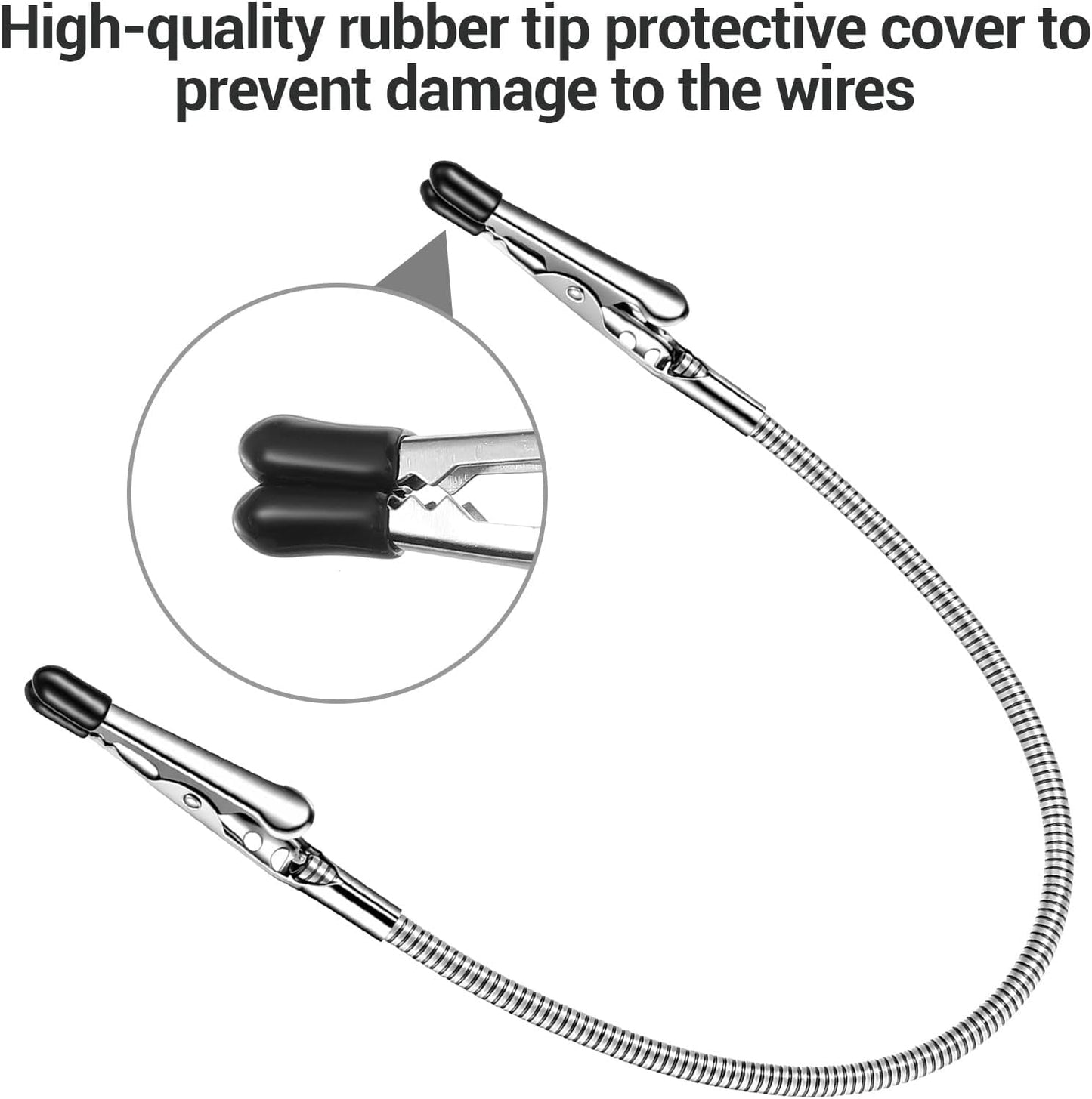 4 Abrazaderas Soldadura Soporte Alambre Metal Flexibles