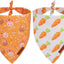 Bandana Pascua perro 2 pzas reversibles amarilla y blanca L