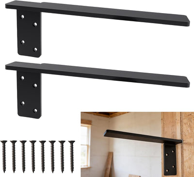 2 Soportes flotantes pared 16pulg para encimera granito