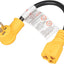 Cable adaptador corriente alterna 15A 20A enchufe plano 4en1 NEMA