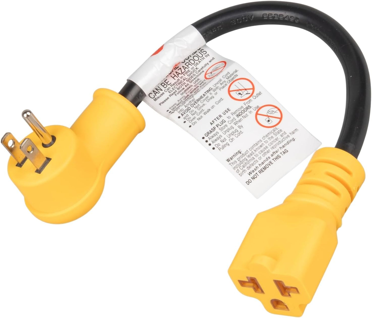 Cable adaptador corriente alterna 15A 20A enchufe plano 4en1 NEMA