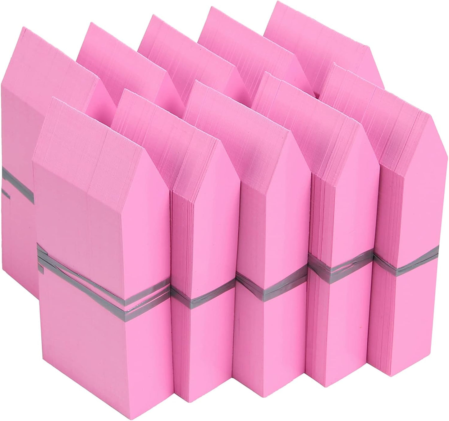 1000 Etiquetas Plástico 4pulg para Macetas Jardín Rosa