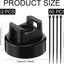 Set 12 Clips Magnéticos Cable 50 Lazo Nylon Hogar Oficina