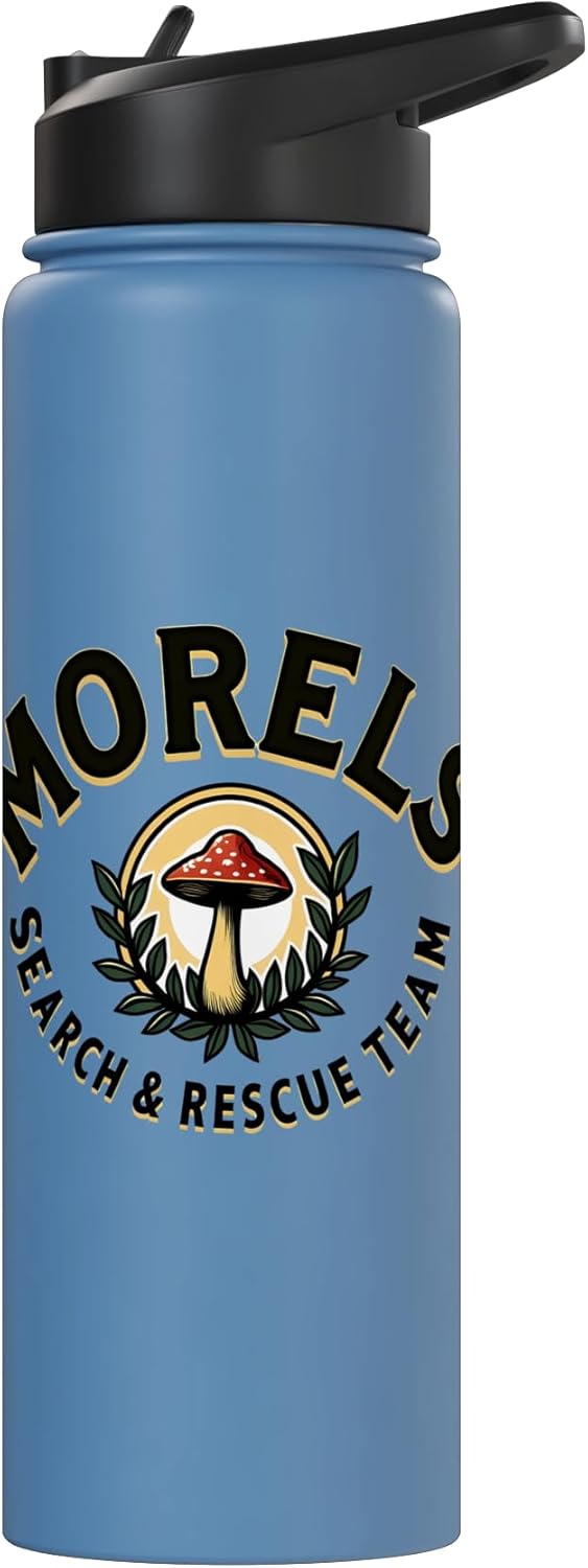 Botella de agua aislada acero inoxidable para recolección de hongos