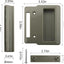 Kit herrajes pantalla piedra para puertas Andersen
