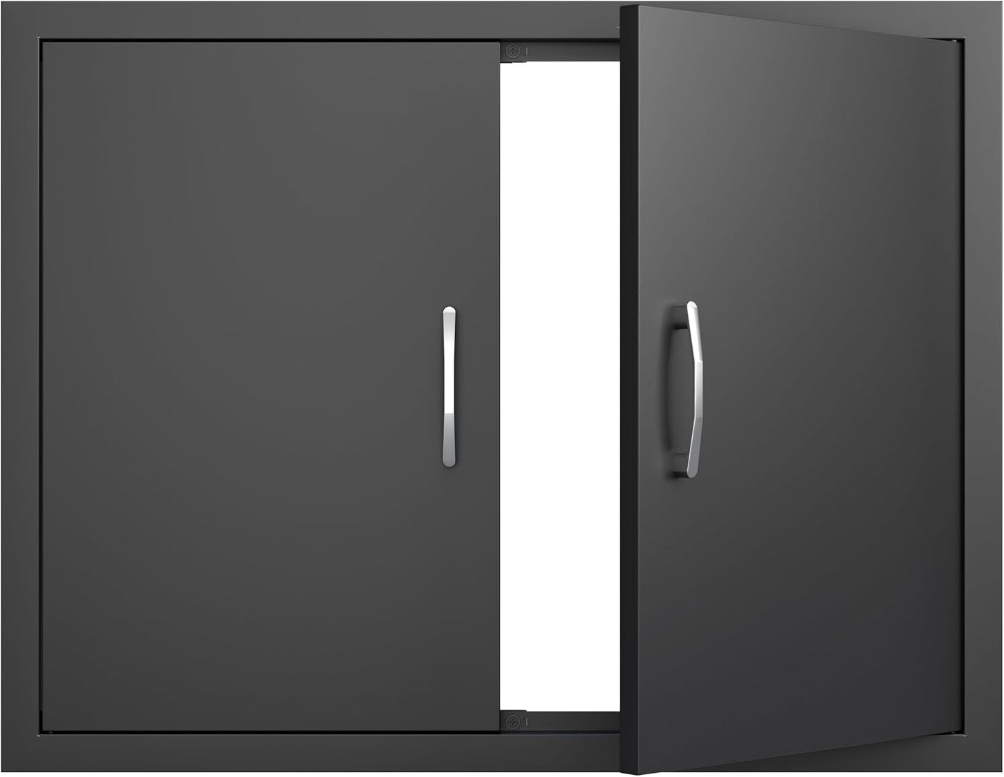 Puerta acceso doble barbacoa 31x24pulg