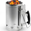 Arrancador chimenea carbón 7.5x12pulg mango galvanizado Rapidfire