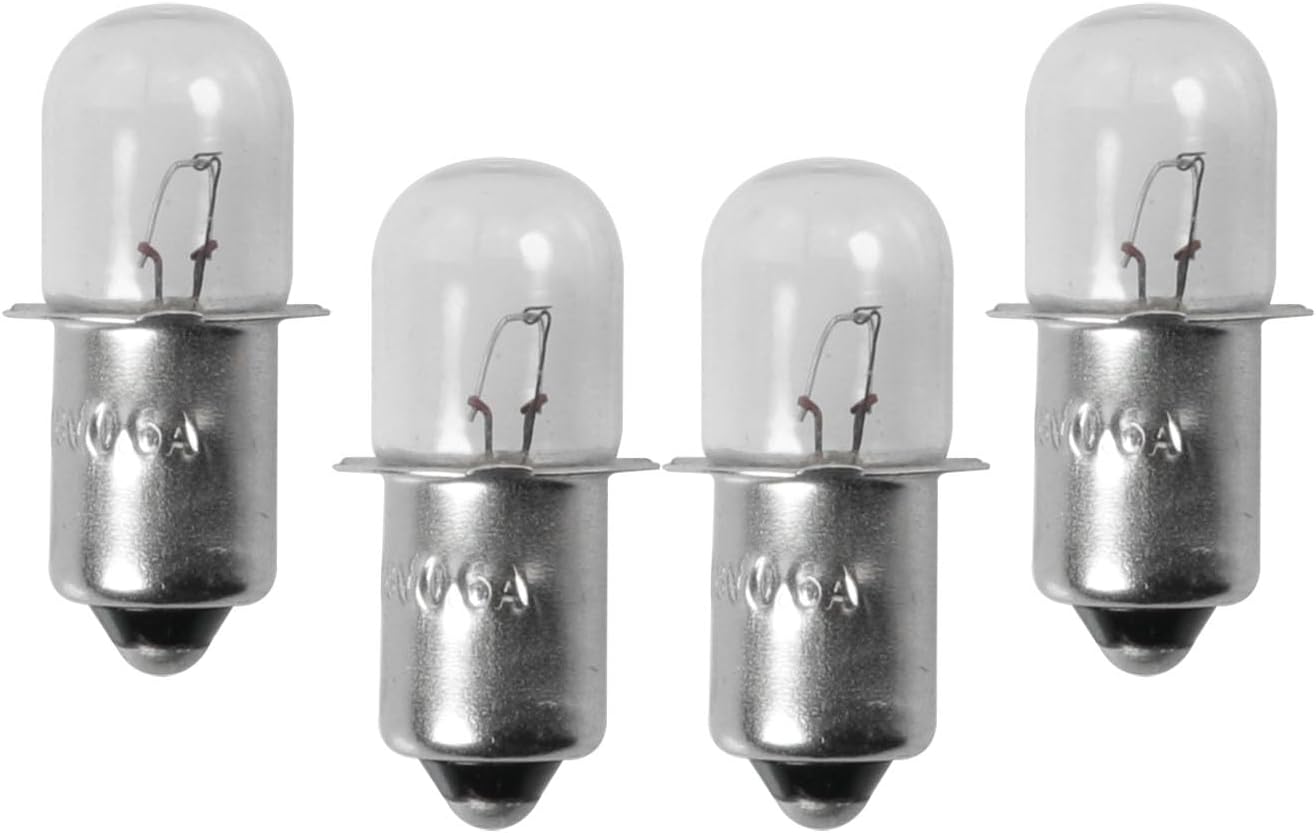 4 Bombillas Xenón 18V 0.6A Repuesto Luces Senderismo