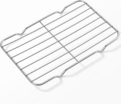 Rejilla de enfriamiento de acero inoxidable para asar 5.3 x 8.46 pulgadas
