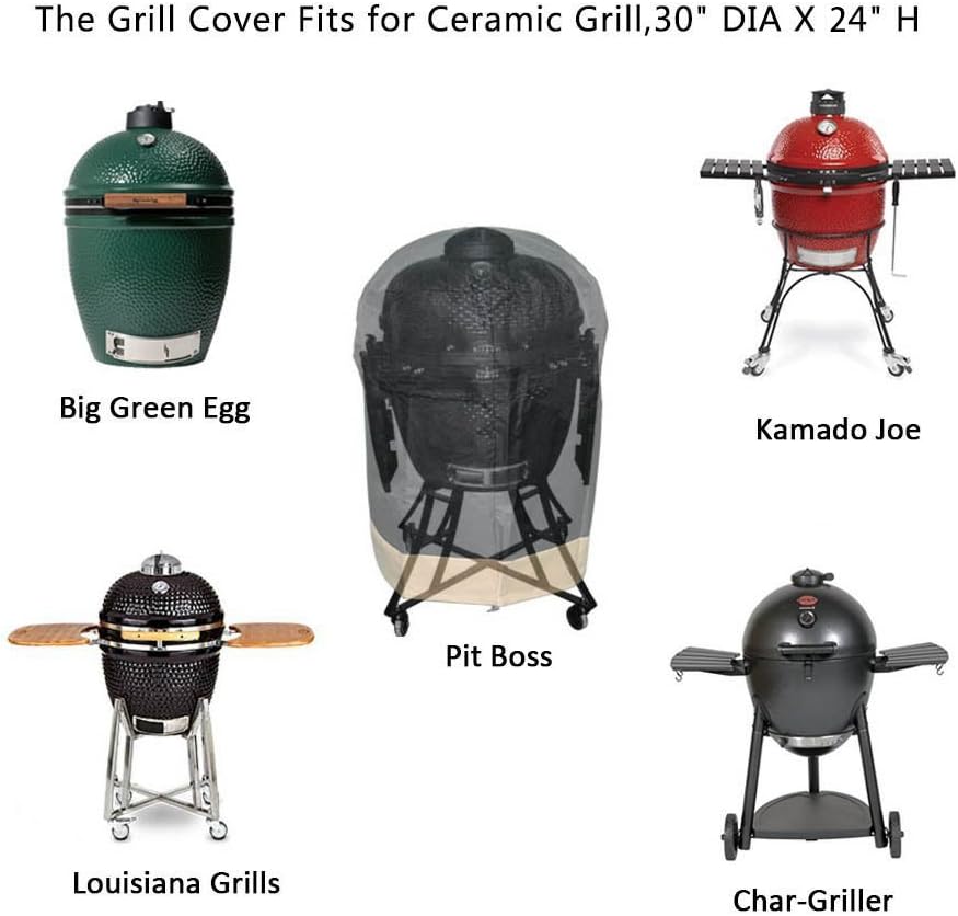 Funda parrilla Kamado 30pulg x24pulg para K22 y otros