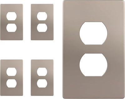 Placa pared dúplex segura para niños 4.68x2.93pulg