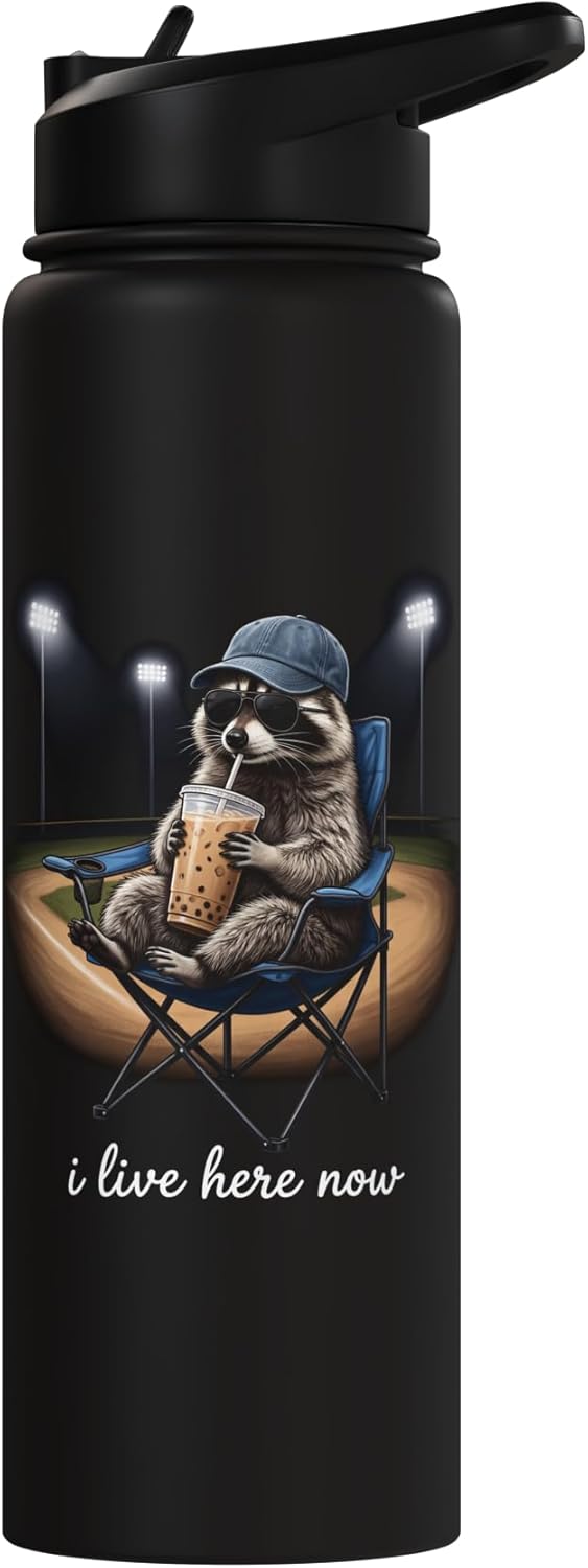 Bolso termo para café raccoon de acero inoxidable