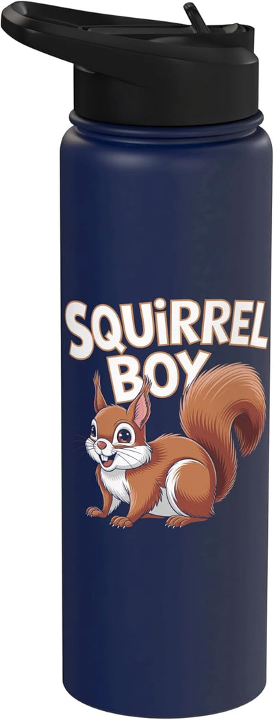 Botella de agua acero inoxidable para niños Squirrel Boy