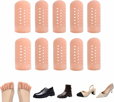 Protectores dedos gel transpirable ajustables 10 pzas