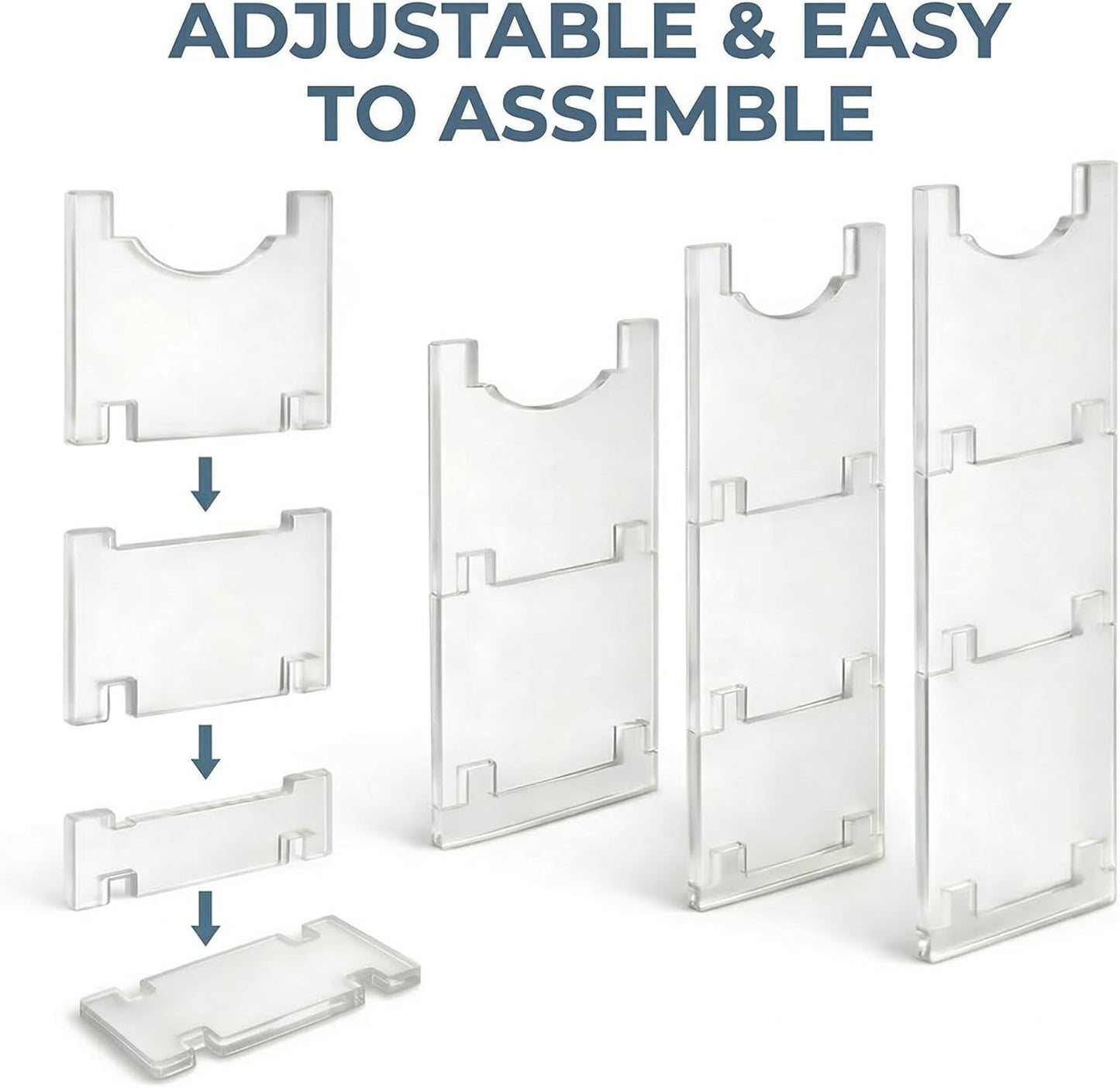 Espaciadores apilables pared muebles gel antideslizante