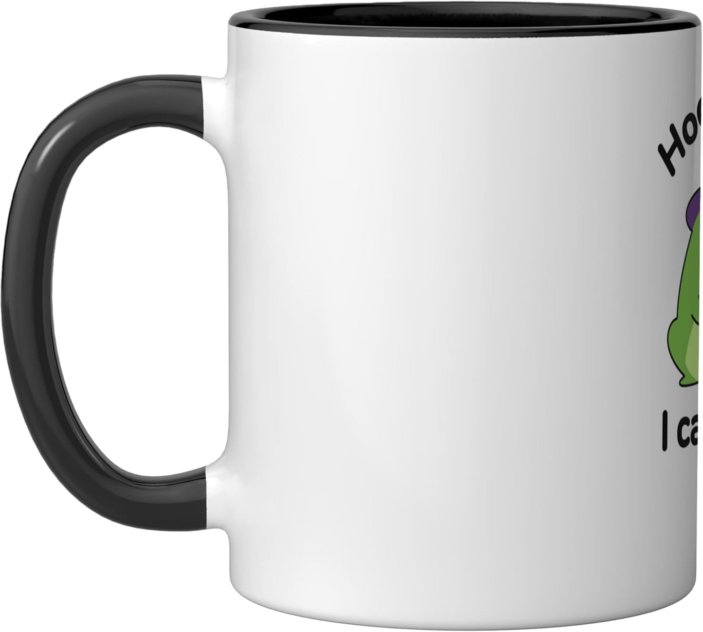 Taza cerámica humor ADHD hocus pocus no puedo concentrarme negra/blanca