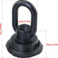 Soporte para lámpara anillo cristal 10x1mm 23x43mm negro mate