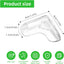 Pack 12 protectores esquinas bebé transparente seguridad