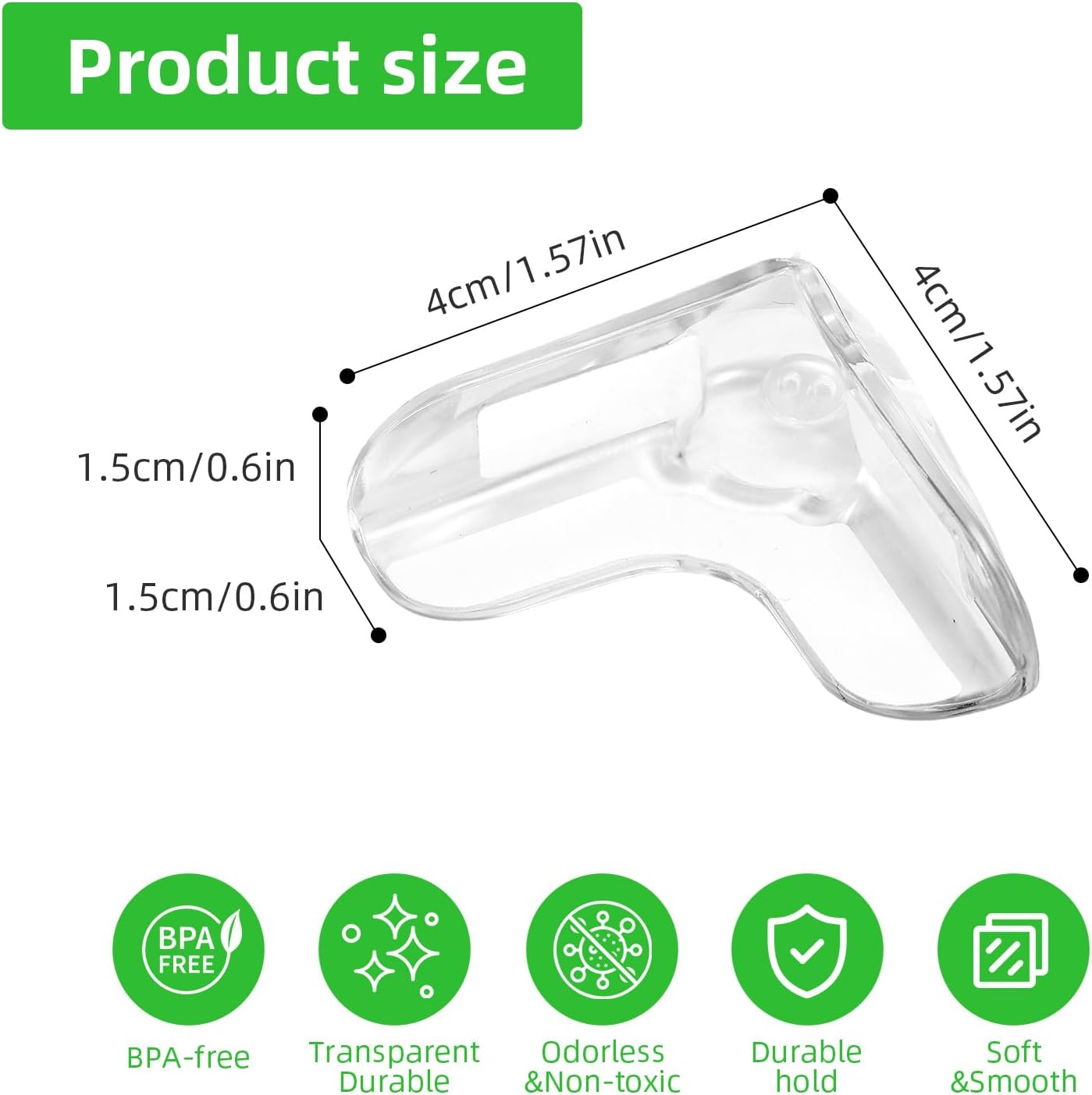 Pack 12 protectores esquinas bebé transparente seguridad