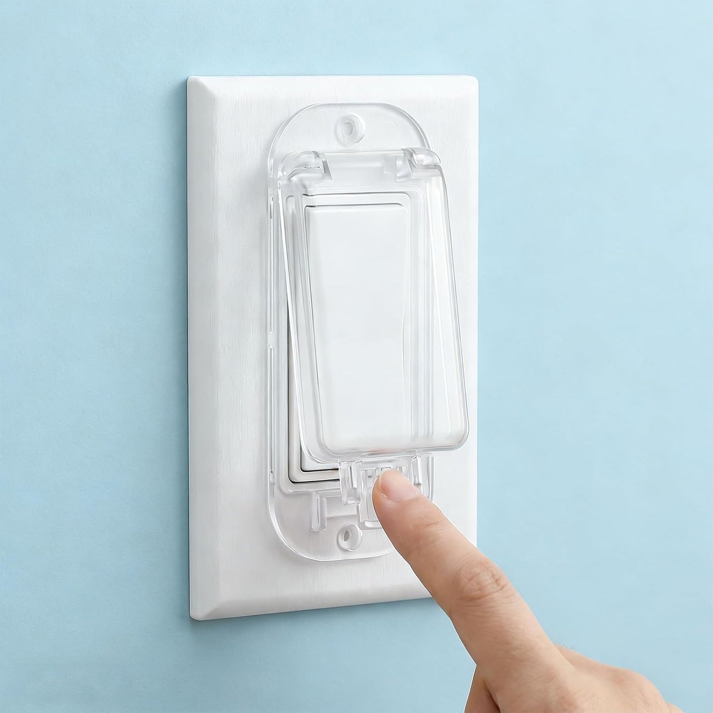 Cubierta interruptor luz 2 pzas a prueba de niños