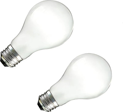 Bombillas incandescentes A19 E26 60 W blancas suaves paq 2