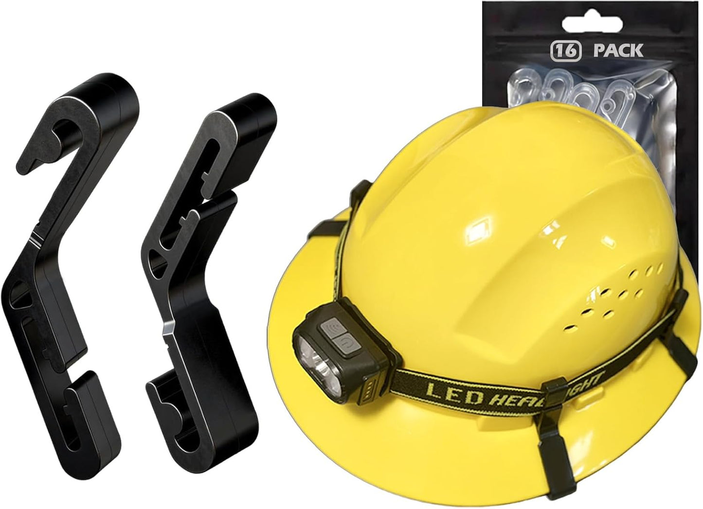 Clics para casco luz universal resistente gafas y cascos